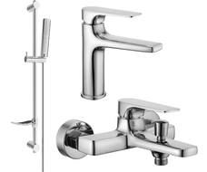 Mexen Lynx DF72 ensemble de bain, chromé - 745903DF72-00