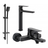 Mexen Lynx DQ62 ensemble de baignoire, noir - 745913DQ62-70