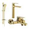 Mexen Lynx Ensemble de baignoire DQ40, doré - 745913DQ40-50