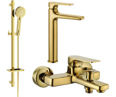 Mexen Lynx Ensemble de baignoire DQ40, doré - 745913DQ40-50
