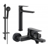 Mexen Lynx Ensemble de baignoire DQ40, noir - 745913DQ40-70