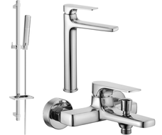 Mexen Lynx DQ72 ensemble de baignoire, chromé - 745913DQ72-00