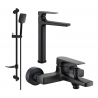 Mexen Lynx DF62 ensemble de baignoire, noir - 745913DF62-70