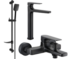 Mexen Lynx DF62 ensemble de baignoire, noir - 745913DF62-70