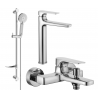 Mexen Lynx DF40 ensemble de bain, chrome - 745913DF40-00