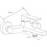 Mexen Lynx DF40 ensemble de bain, doré - 745913DF40-50