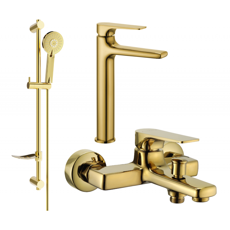 Mexen Lynx DF40 ensemble de bain, doré - 745913DF40-50