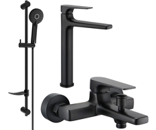 Mexen Lynx DF40 ensemble baignoire, noir - 745913DF40-70