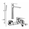 Mexen Lynx DF72 ensemble de bain, chrome - 745913DF72-00