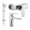 Mexen Lynx DQ62 ensemble de douche, chrome - 745904DQ62-00