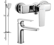 Mexen Lynx DQ62 ensemble de douche, chrome - 745904DQ62-00