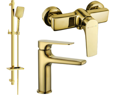 Mexen Lynx DQ62 ensemble de douche, doré - 745904DQ62-50