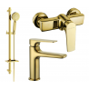 Ensemble de douche Mexen Lynx DQ40, doré - 745904DQ40-50