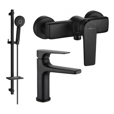 Mexen Lynx DQ40 ensemble de douche, noir - 745904DQ40-70