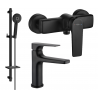Mexen Lynx DQ40 ensemble de douche, noir - 745904DQ40-70