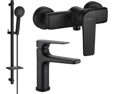 Mexen Lynx DQ40 ensemble de douche, noir - 745904DQ40-70