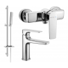 Mexen Lynx DQ72 ensemble de douche, chrome - 745904DQ72-00