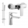 Mexen Lynx Ensemble de douche DQ72, chrome - 745904DQ72-00