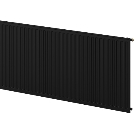 Radiateur plat Mexen CVH10 Hygiene 900 x 2600 mm, connexion inférieure, 2322 W, noir - W610H-090-260-70