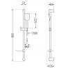 Mexen Lynx DF62 ensemble de douche, doré - 745904DF62-50