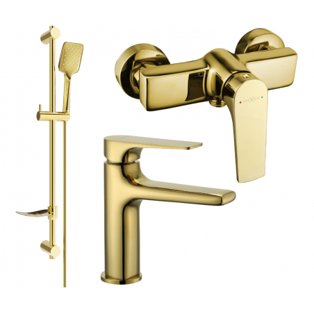 Mexen Lynx DF62 ensemble de douche, doré - 745904DF62-50