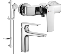 Ensemble de douche Mexen Lynx DF40, chrome - 745904DF40-00