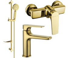 Mexen Lynx DF40 ensemble de douche, doré - 745904DF40-50