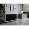 Mexen CVH20 Hygiène radiateur à plaques 500 x 1400 mm, connexion inférieure, 1326 W, noir - W620H-050-140-70