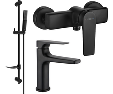 Mexen Lynx DF72 ensemble de douche, noir - 745904DF72-70