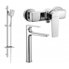 Mexen Lynx DQ62 ensemble de douche, chrome - 745914DQ62-00