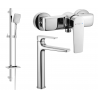 Mexen Lynx Ensemble de douche DQ62, chromé - 745914DQ62-00