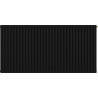 Radiateur à panneaux Mexen CVH20 Hygiene 600 x 1500 mm, raccordement bas, 1649 W, noir - W620H-060-150-70