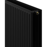 Radiateur plat Mexen CVH20 Hygiene 600 x 2400 mm, raccordement inférieur, 2638 W, noir - W620H-060-240-70