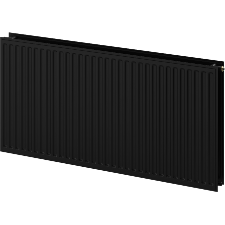 Radiateur plat Mexen CVH20 Hygiene 600 x 2400 mm, raccordement inférieur, 2638 W, noir - W620H-060-240-70