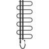 Mexen Kiso radiateur électrique 1250 x 500 mm, 300 W, noir - W114-1250-500-2300-70