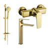 Mexen Lynx Ensemble de douche DQ40, doré - 745914DQ40-50