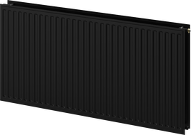 Radiateur plat Mexen CVH20 Hygiene 900 x 2600 mm, connexion inférieure, 4005 W, noir - W620H-090-260-70
