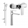 Mexen Lynx DF62 ensemble de douche, chrome - 745914DF62-00