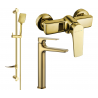 Ensemble de douche Mexen Lynx DF62, doré - 745914DF62-50