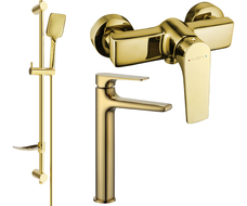 Ensemble de douche Mexen Lynx DF62, doré - 745914DF62-50