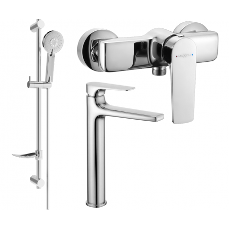 Mexen Lynx DF40 ensemble de douche, chromé - 745914DF40-00