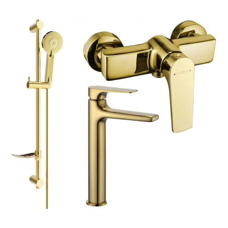 Mexen Lynx DF40 ensemble de douche, doré - 745914DF40-50