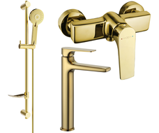 Mexen Lynx DF40 ensemble de douche, doré - 745914DF40-50