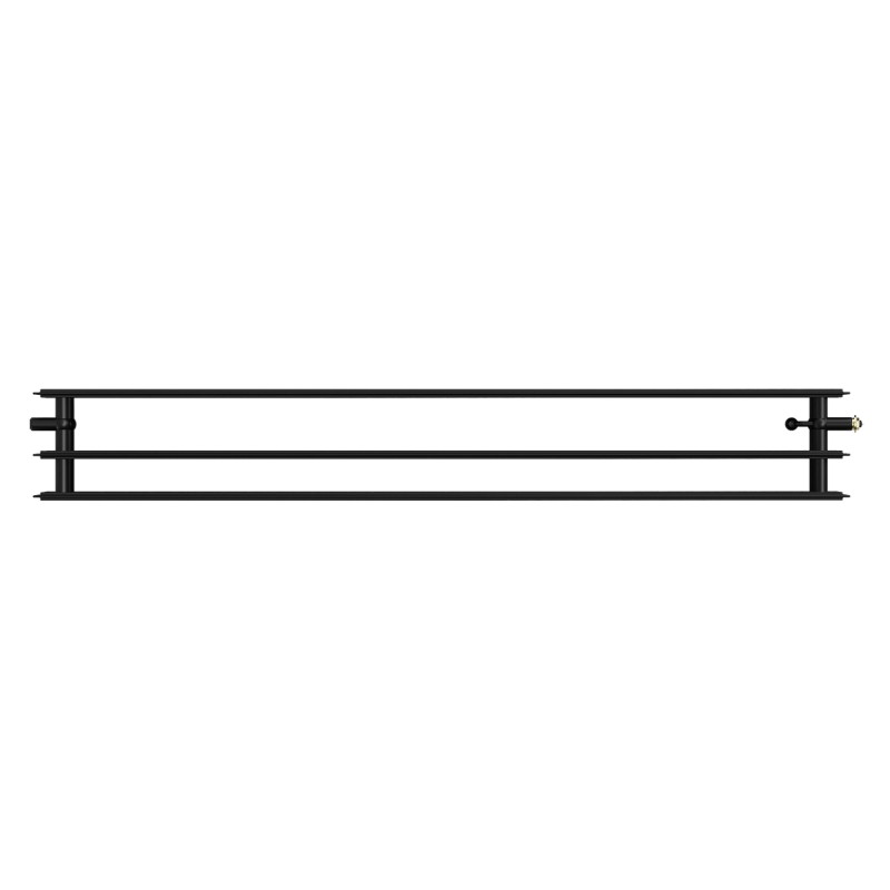 Mexen CVH30 Radiateur hygiénique à panneaux 300 x 3000 mm, raccordement inférieur, 2617 W, noir - W630H-030-300-70