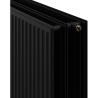Mexen CVH30 Hygienique radiateur plat 300 x 3000 mm, raccordement bas, 2617 W, noir - W630H-030-300-70