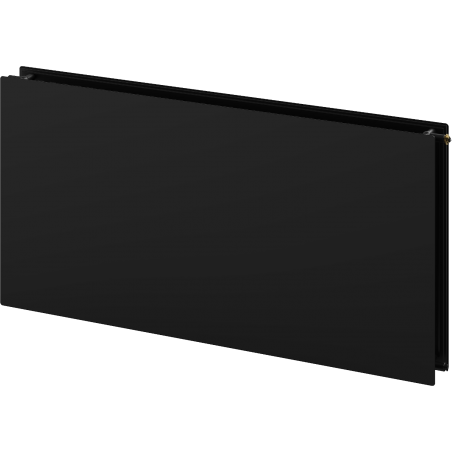 Radiateur plat Mexen CVHF20 Hygiène 400 x 1600 mm, raccordement inférieur, 1151 W, noir - W620HF-040-160-70