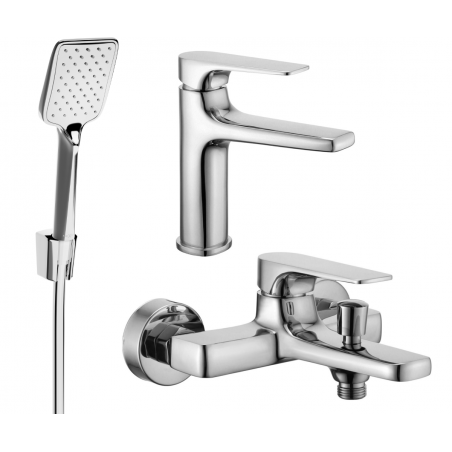Mexen Lynx R62 ensemble de bain, chromé - 745903R62-00