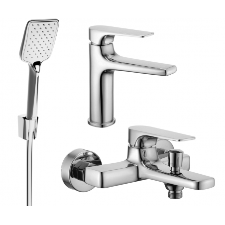 Mexen Lynx R62 ensemble pour baignoire, chromé - 745903R62-00