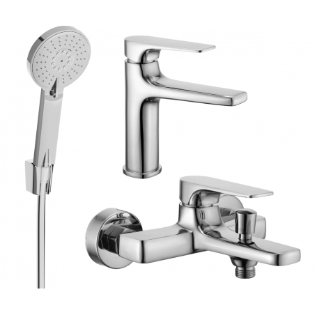 Mexen Lynx R40 ensemble baignoire, chrome - 745903R40-00