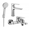 Mexen Lynx R40 ensemble baignoire, chrome - 745903R40-00